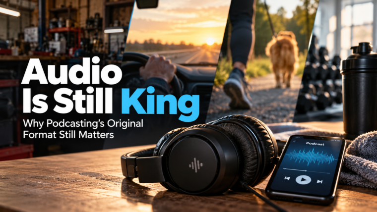 Audio Is Still King: Why Podcasting’s Original Format Still Matters